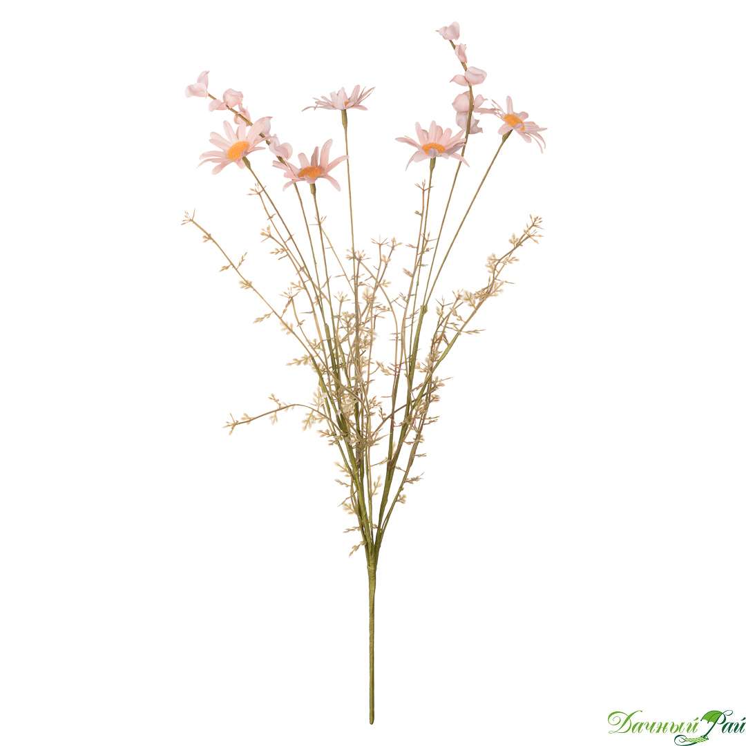 Искусственный цветок "Кореопсис", в=50 см, нудовый (HDF16)