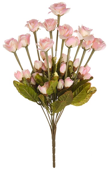 Роза кустовая белая 42 см (B-YI-10)