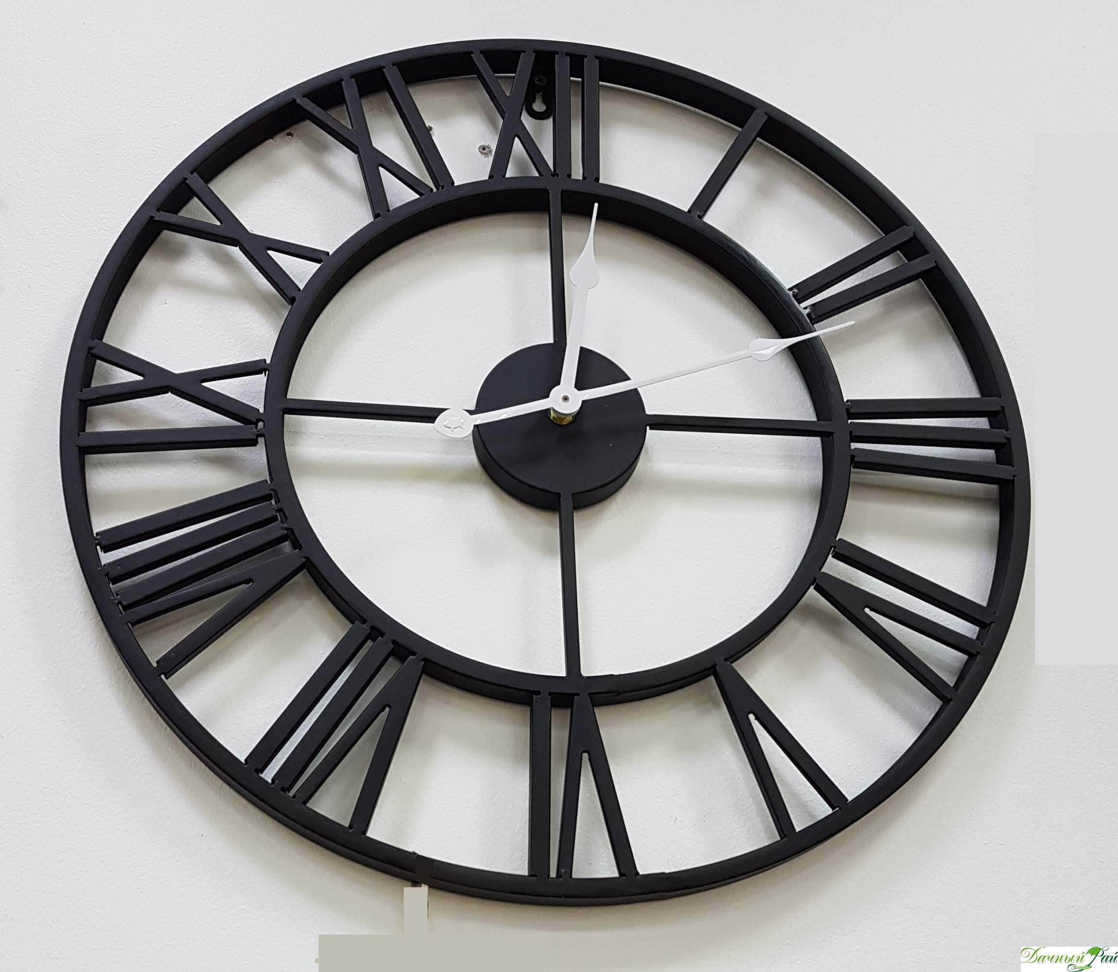 Часы настенные "Miller" Д=50 см, металл, цвет черный