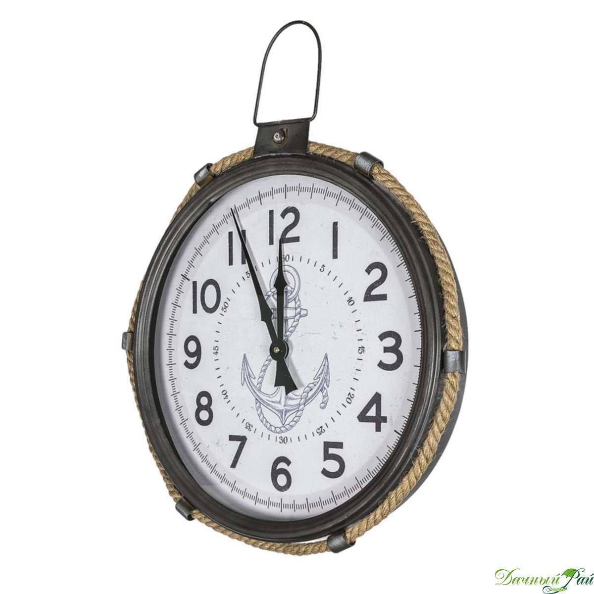 Часы "Якорь-канат" Д=40 см, Н=54 см, металл (15007)