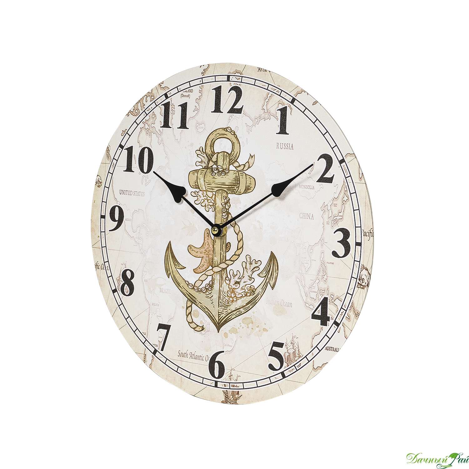 Часы "Якорь" Д=33 см, оргалит (15001)