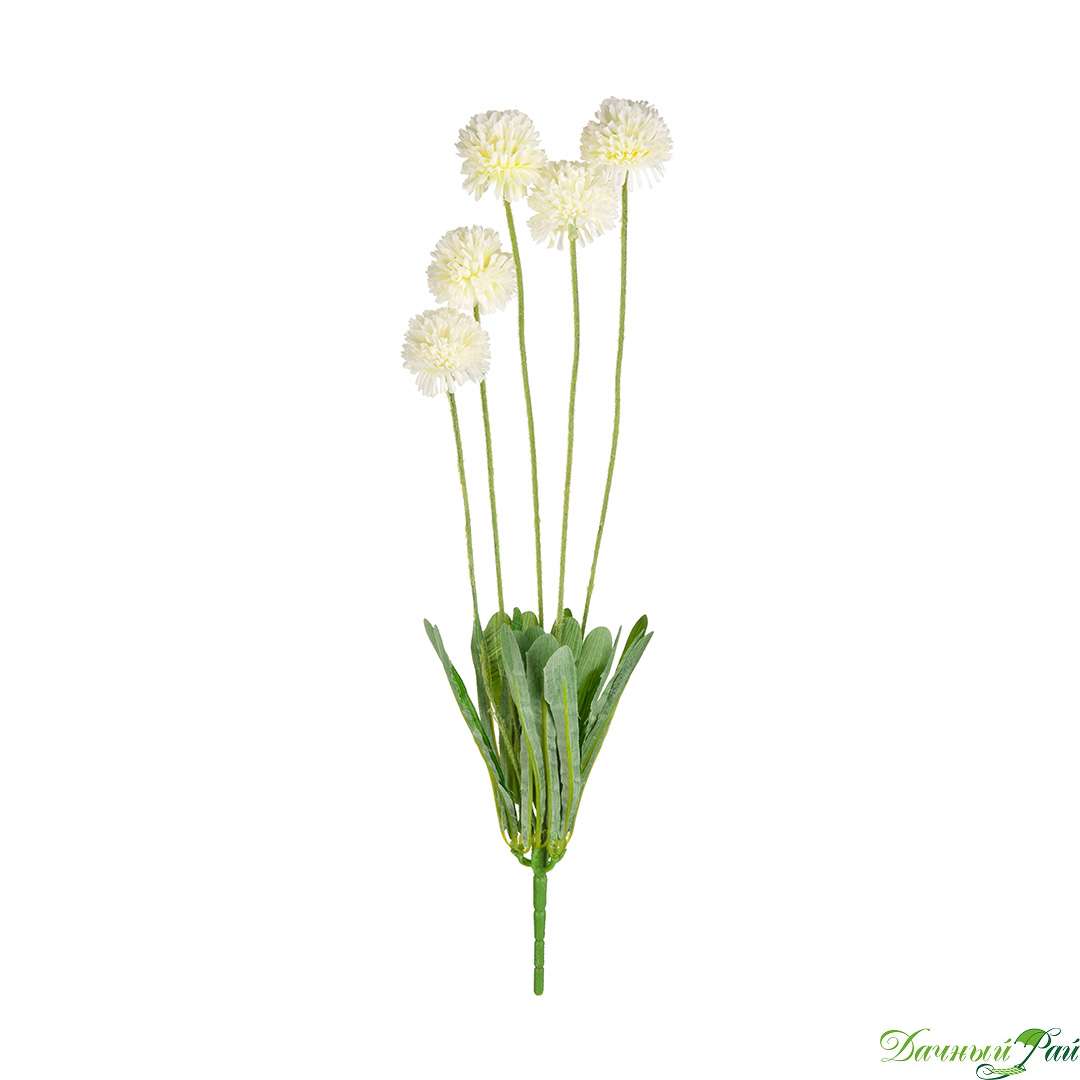 Декоративный лук, 5 цветков, белый, 50 см (В-YI-07-белый)