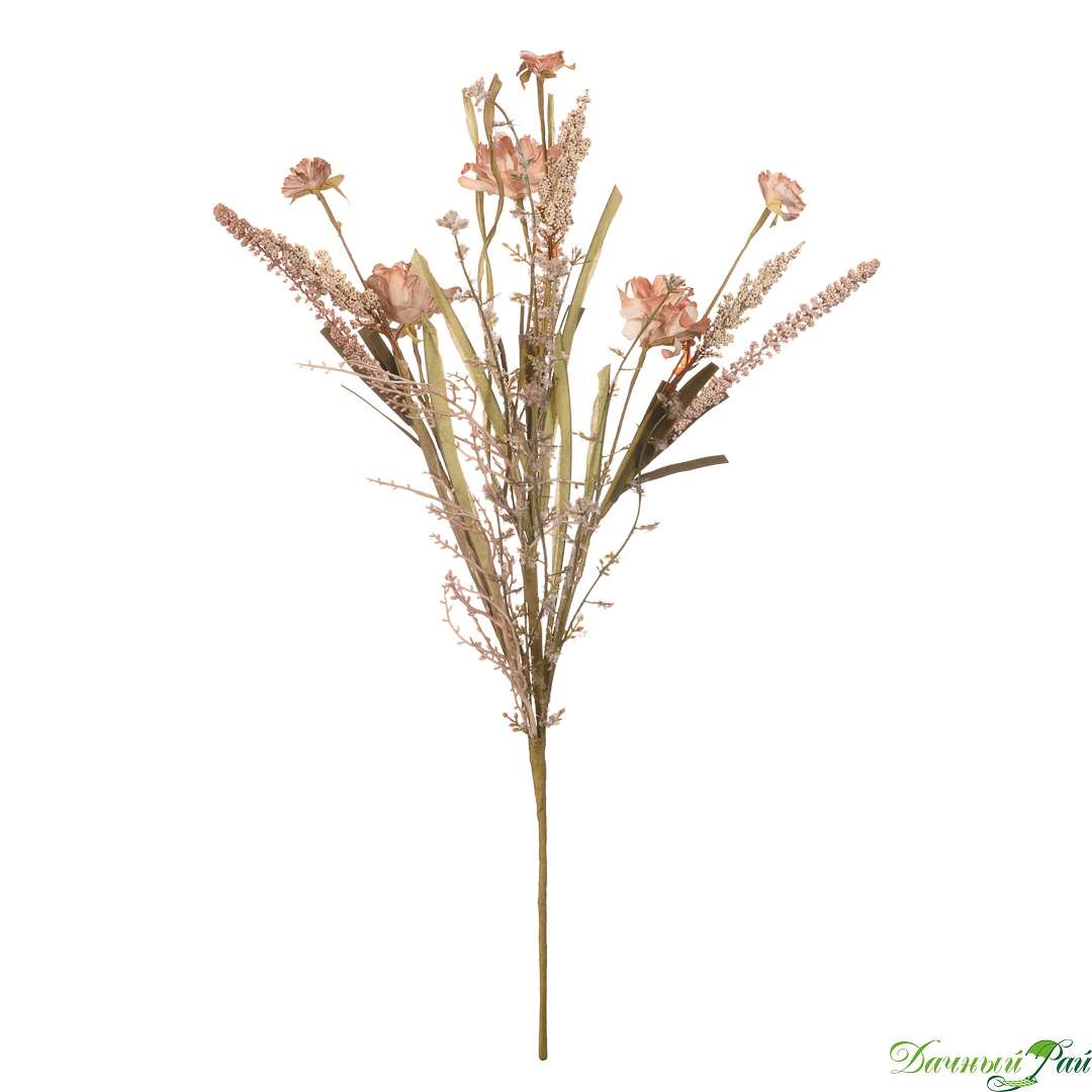 Искусственный цветок Герань луговая, в=60 см, бежевый (HDF9)