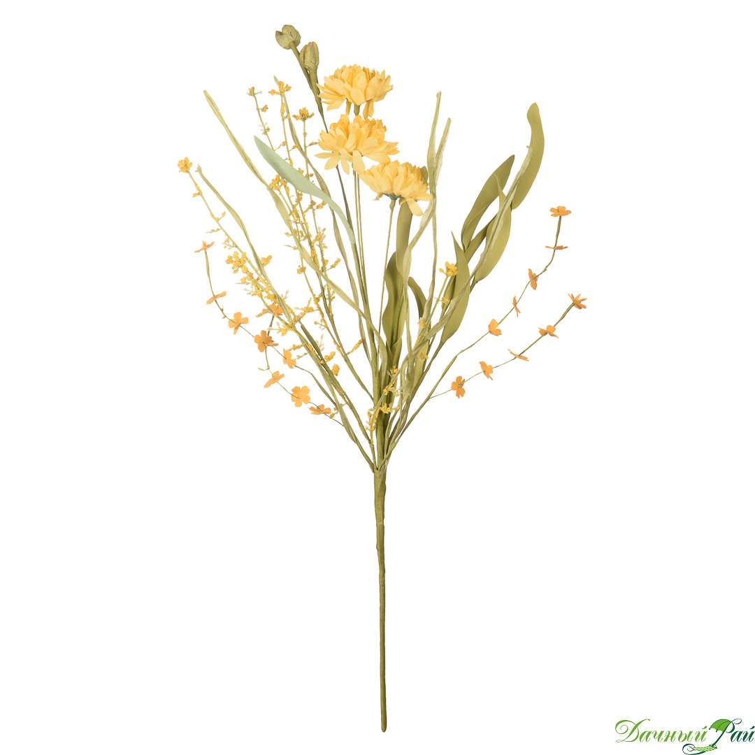 Искусственный цветок Одуванчик полевой, в=55 cм (HDF21)