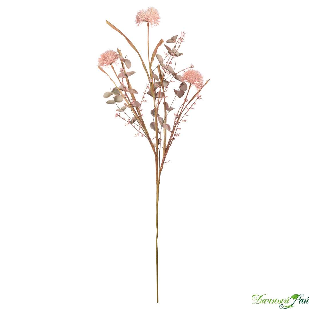 Искусственный цветок Репейник луговой, в=90 см, розовый (HDF4)