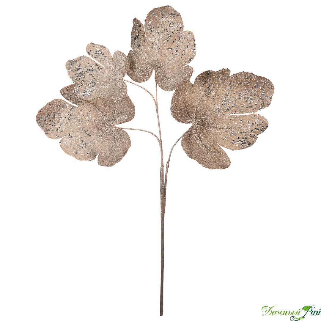Искусственное растение Смоковница, серебристый, 63 см (aj-174)