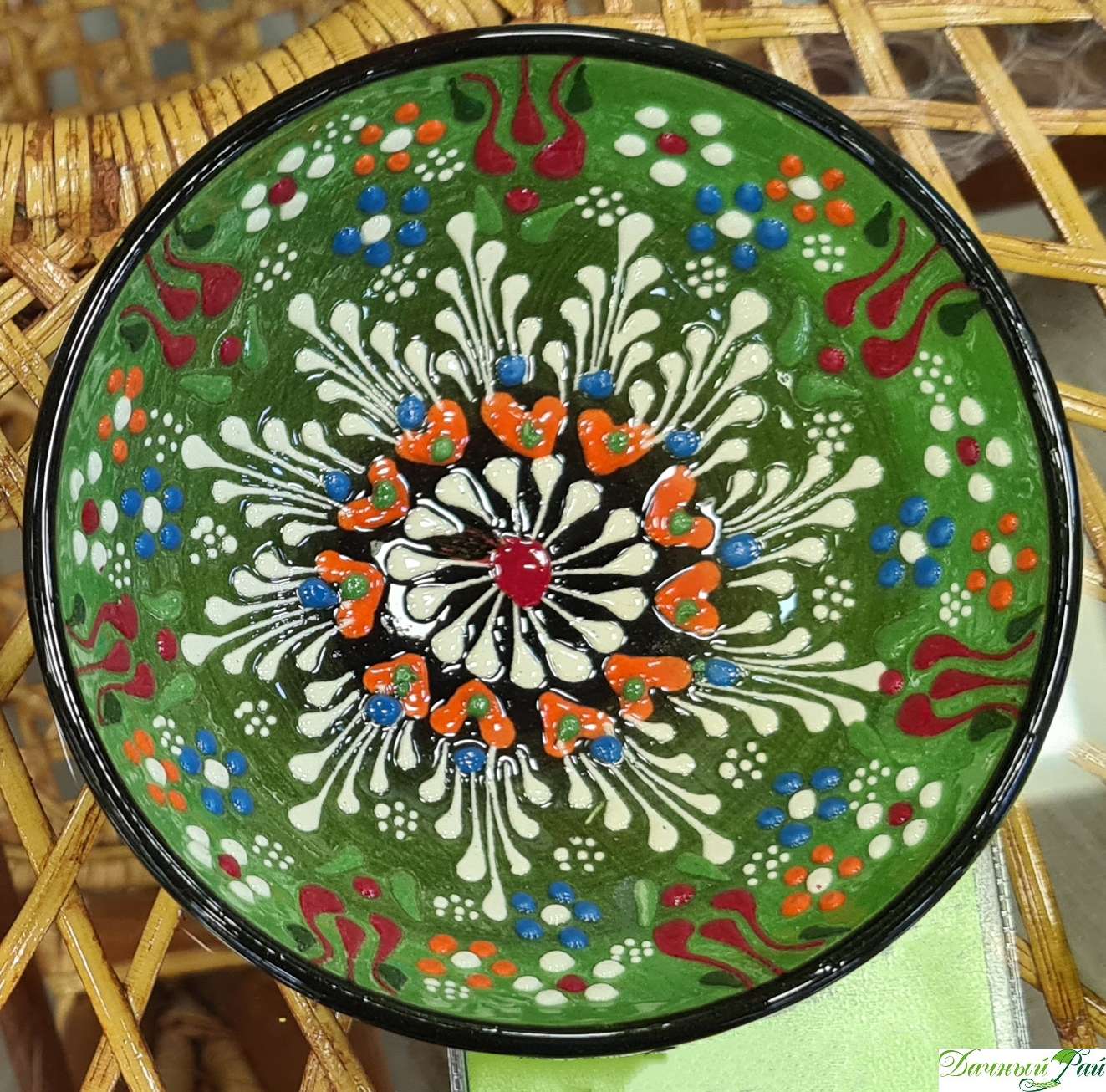 Тарелка точечная 12 см (Турецкая керамика)
