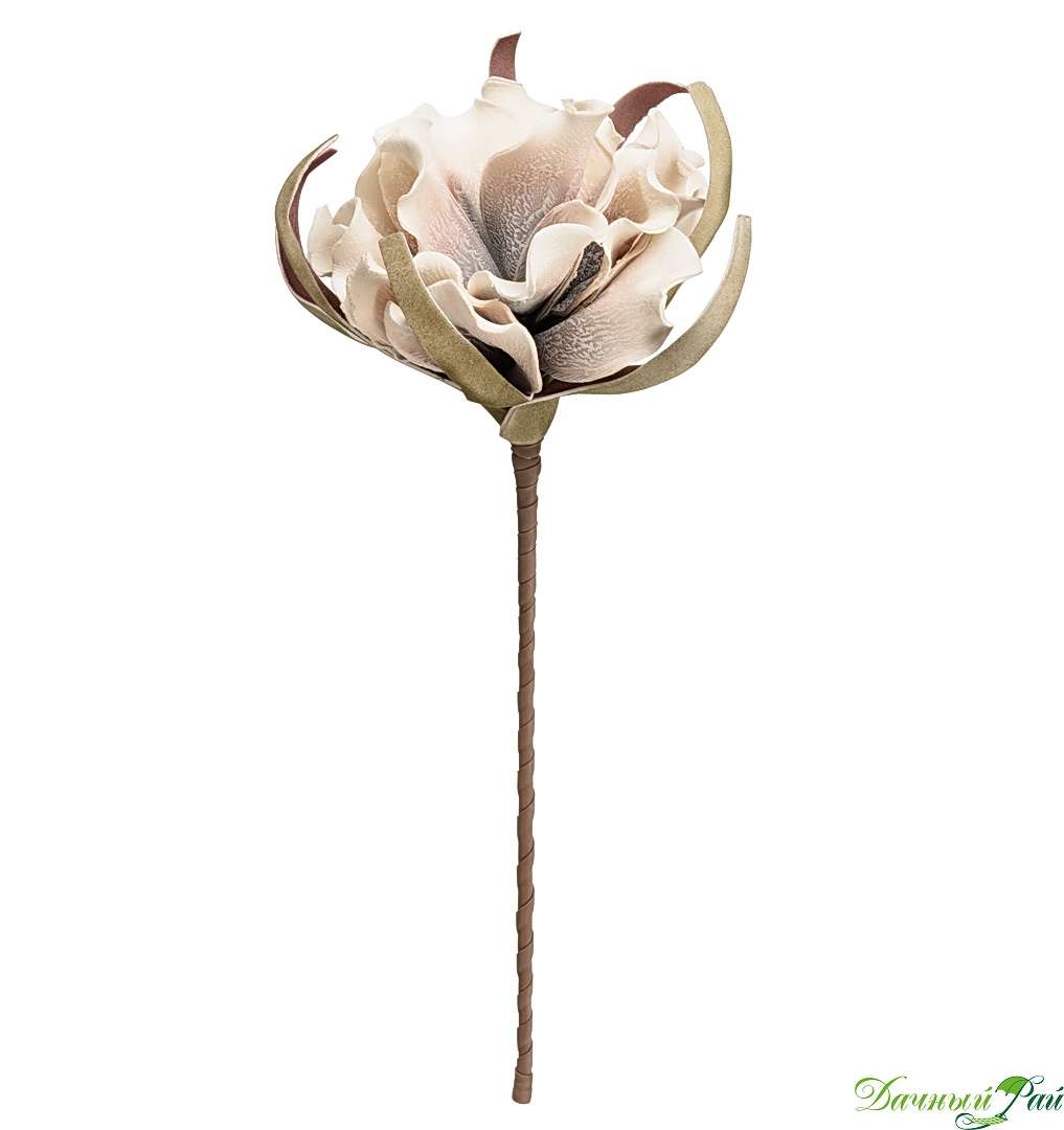 Цветок из фоамирана "Пион зимний", 40 см (aj-01)