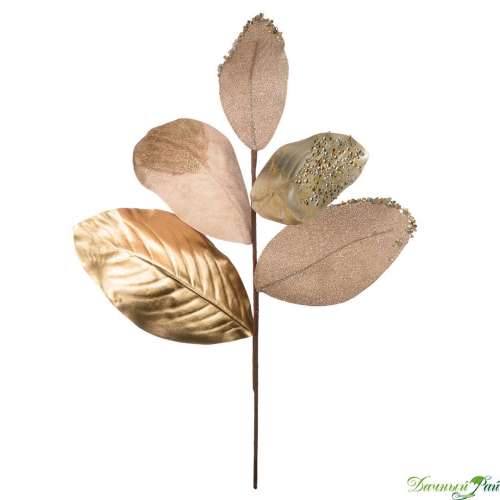 Искусственное растение Золотистый металлик 58 см (aj-177)