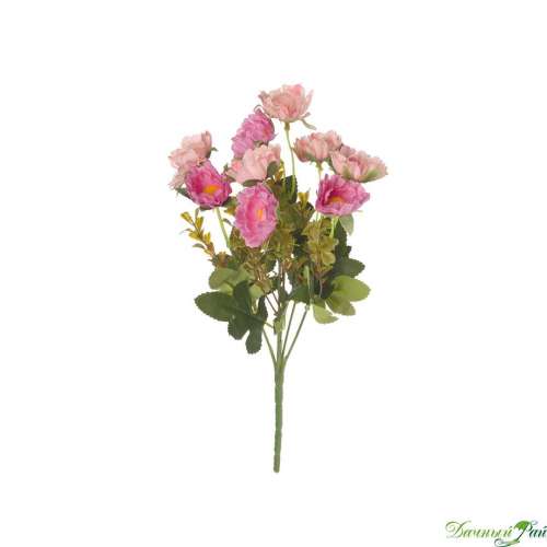 Хризантема, 5 цветков, цвет пудра, 30 см (E4-248-PH)