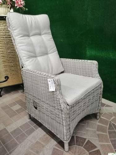 EMPOLI Кресло обеденное Kobo Grey с подушками раскладывающееся