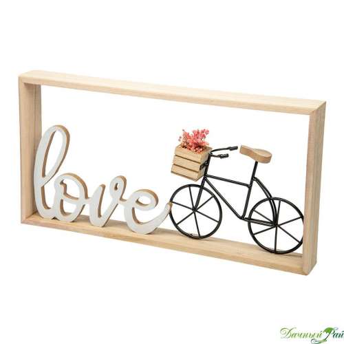 Декор для стен "Велосипед любви" 38х4,5х20 см (Fancy41)